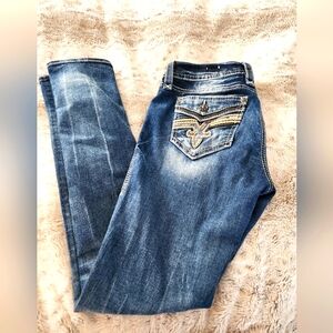 Rock Revival Lam Skinny Jeans Size 30